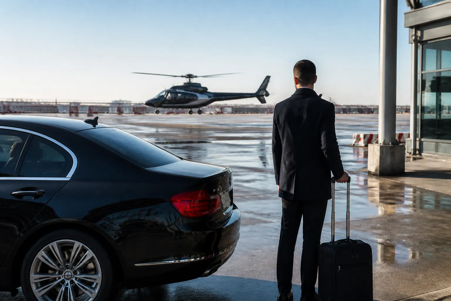 Transfert VIP depuis CDG : hélicoptère ou chauffeur privé ?